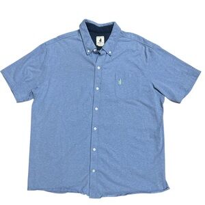 Johnnie-O Men’s  Blue Short Sleeve Jersey Knit Shirt